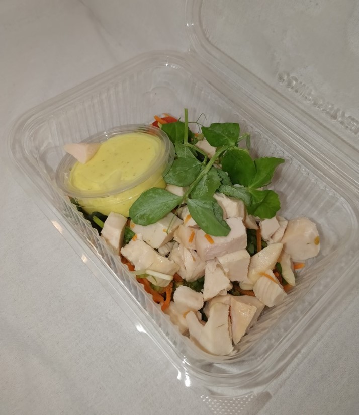 Salat indpakket